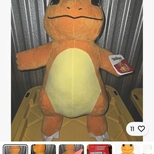 Pokemon Orange and Yellow Plush Toy